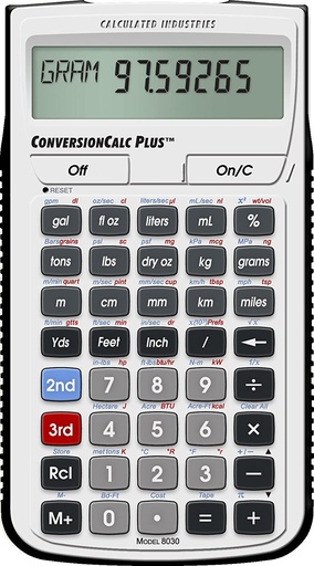 [8030] CALCULATED CONVERSION CALC