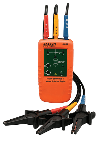 [480403] EXTECH MOTOR ROTATION AND 3-PHASE اكستيك جهاز قياس دوران