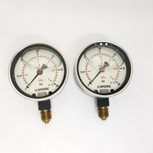 [10066370] SPERRE PRESSURE GAUGE 0-60 BAR