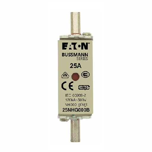 [25NHG000B] BUSSMANN FUSE 25AMP 500V