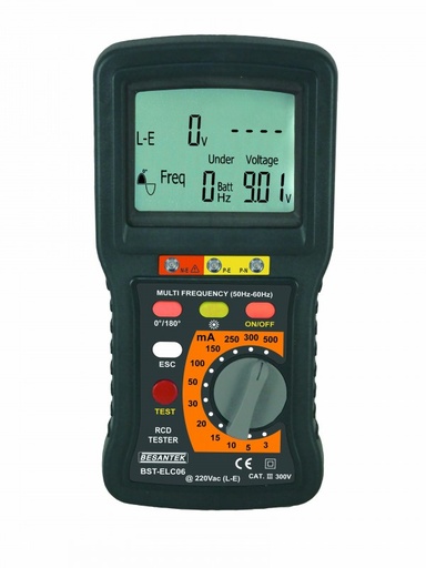 [BST-ELC06] BESANTEK RIGITAL RCD TESTERجهاز اختبار بيسانتك الرقمي