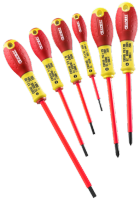 [E160910] EXPERT SET OF 6 SCREWDRIVERS - 1000V INSULATED