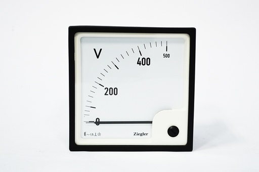 [EQ-ANUSH-012] ZIEGLER PANEL METER VOLT METER 500V SIZE 5,5 CM