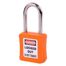 [ES-PLSP-85-KD] LOTO LOCKOUT PAD LOCK ORANGE