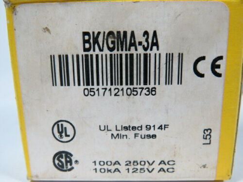 [GMA3] BUSSMANN 100AMP 250V FUSE