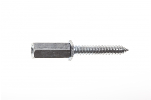 [JH950-100] 1/4-20  Male Coupler with 1 1/2" Sharp Point Wood Screw.  100/Box.