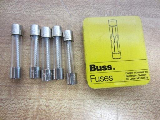 [MDL-3] BUSSMANN 3AMP 250V FUSE