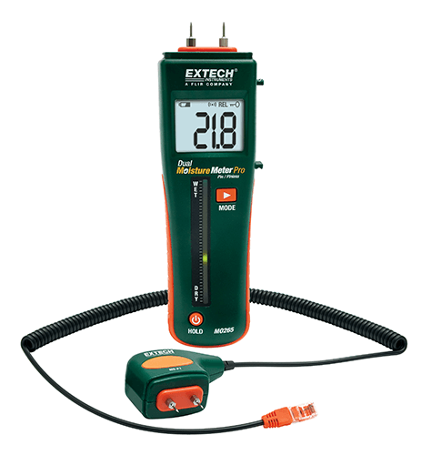 [MO265] EXTECH COMBO PIN/PINLESS MOISTURE METER WITH RJ45مقياس رطوبه