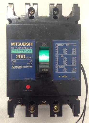 [NF250-CS-200] MITSUBISHI NO-FUSE BREAKER 3P NF250-CS 200A