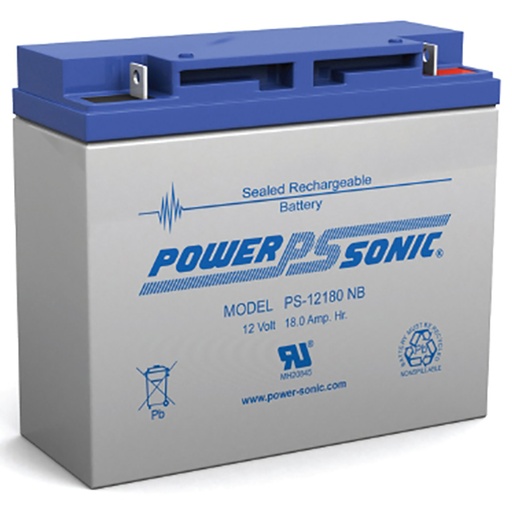 [PS12180F2] POWER SONIC BATTER 18AH 12DCV