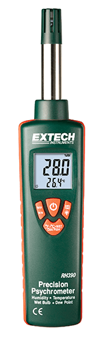 [RH390] EXTECH  PRECISION HYGRO-THERMOMETER PSYCHROMETERS اكستيك جهاز قياس الحرارة