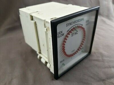 [SQ-96] ZIEGLER PANEL METER SYNCSROSCOPE SIZE 9X9 CM